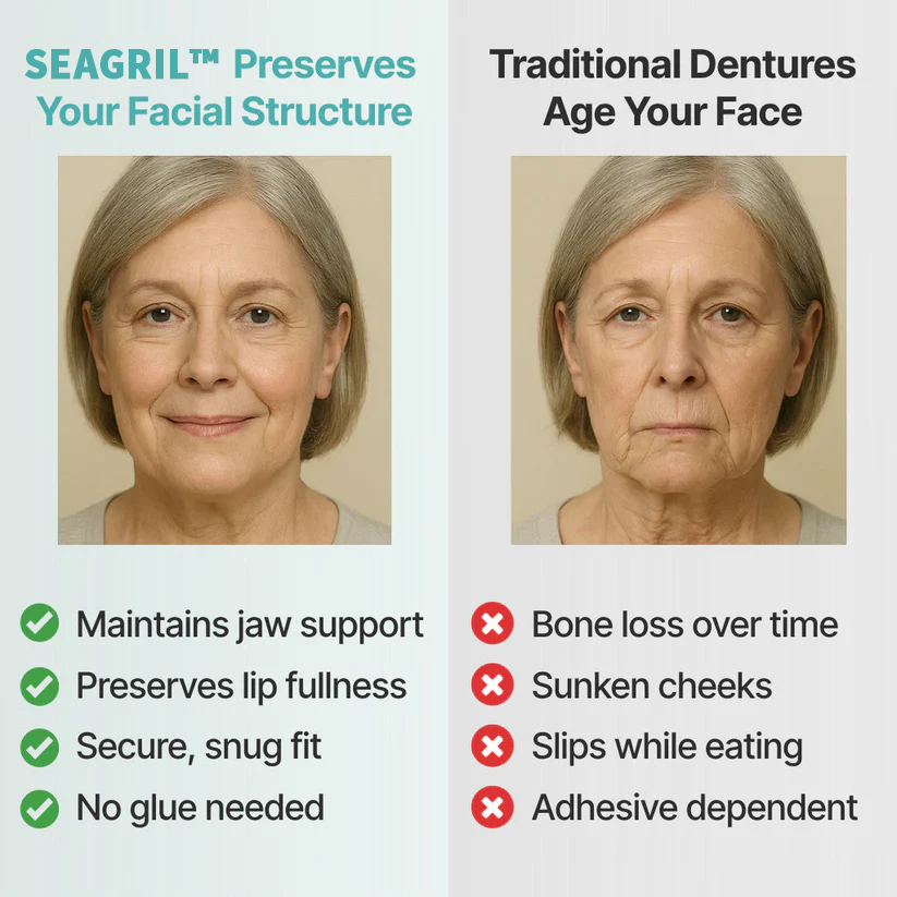 š Ends Today: 70% OFF! SEAGRIL⢠Custom-Fit Full Functional DenturesMake you more confident ā Made in the USA & FDA-Certified