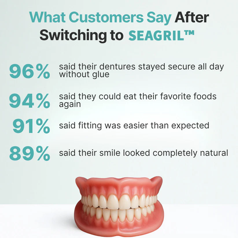 š Ends Today: 70% OFF! SEAGRIL⢠Custom-Fit Full Functional DenturesMake you more confident ā Made in the USA & FDA-Certified