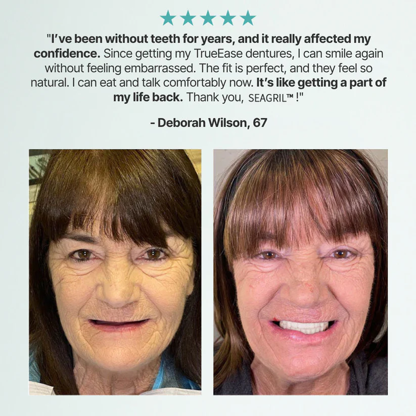 š Ends Today: 70% OFF! SEAGRIL⢠Custom-Fit Full Functional DenturesMake you more confident ā Made in the USA & FDA-Certified
