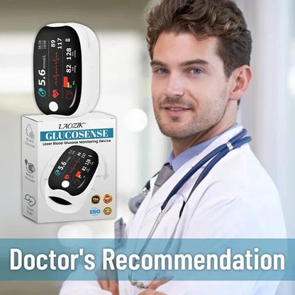 LAOZIK™ GlucoSense Laser Blood Glucose Monitoring Device ( USA )