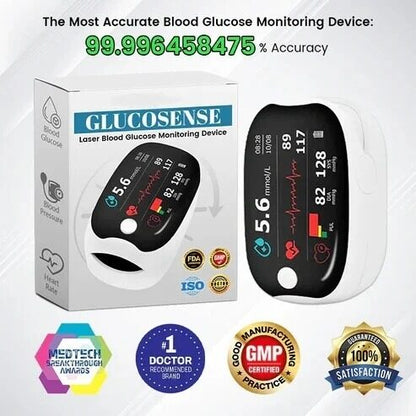 LAOZIK™ GlucoSense Laser Blood Glucose Monitoring Device ( USA )